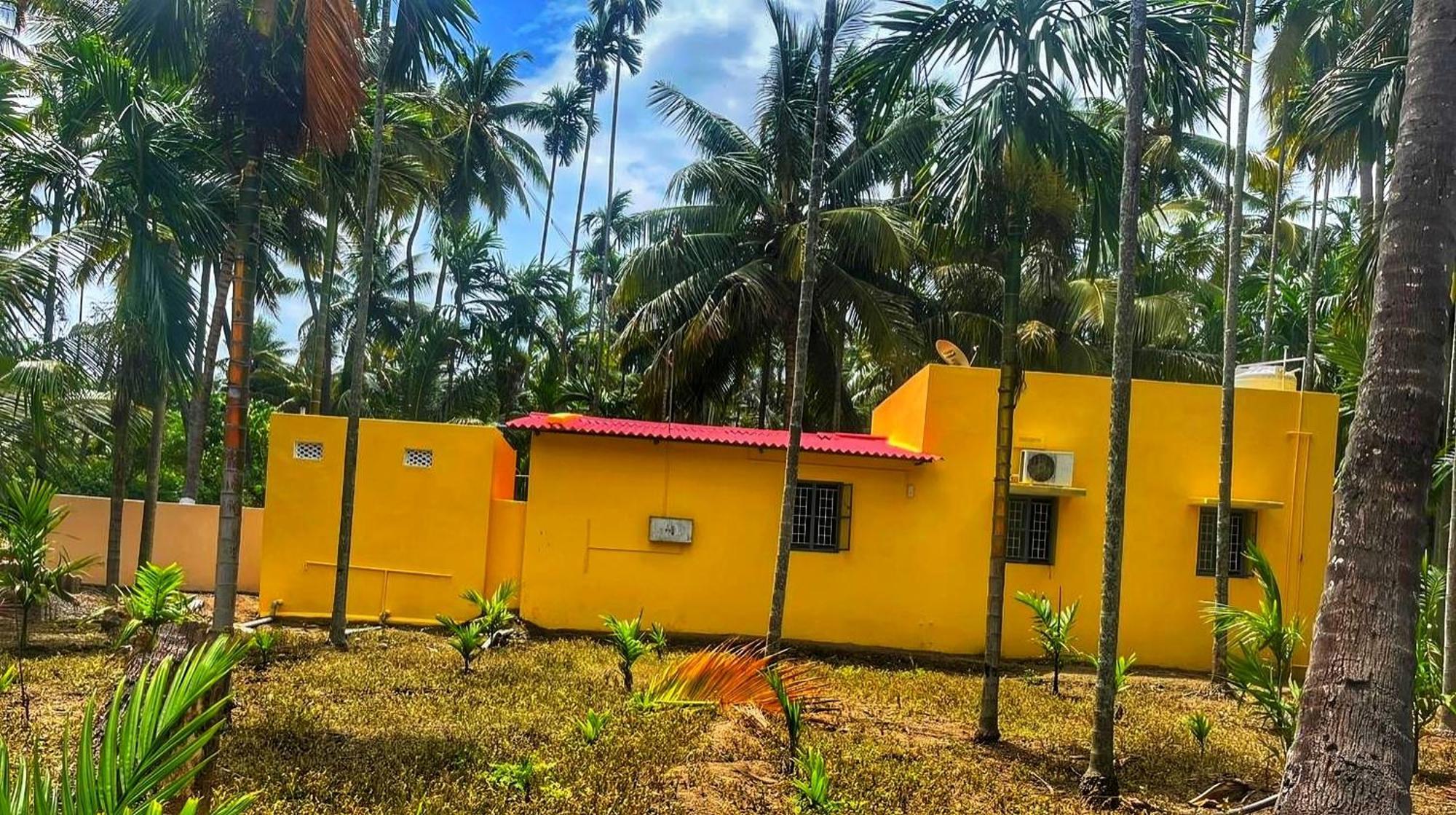 Shivalaya Farmstay Located Amdist Coconut Farm With River Access Near Isha,Adiyogi,Siruvani Alāndurai Dış mekan fotoğraf