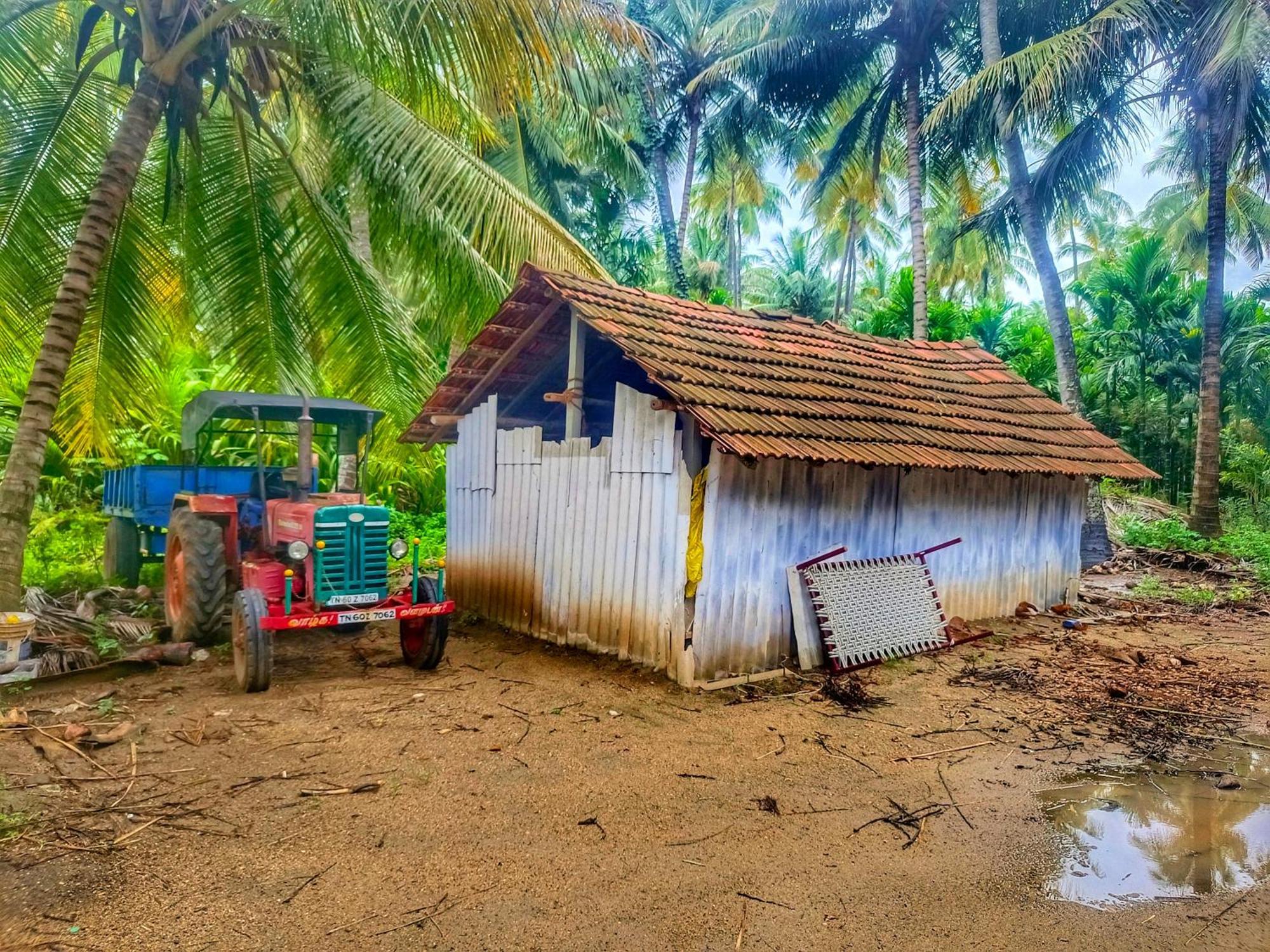 Shivalaya Farmstay Located Amdist Coconut Farm With River Access Near Isha,Adiyogi,Siruvani Alāndurai Dış mekan fotoğraf